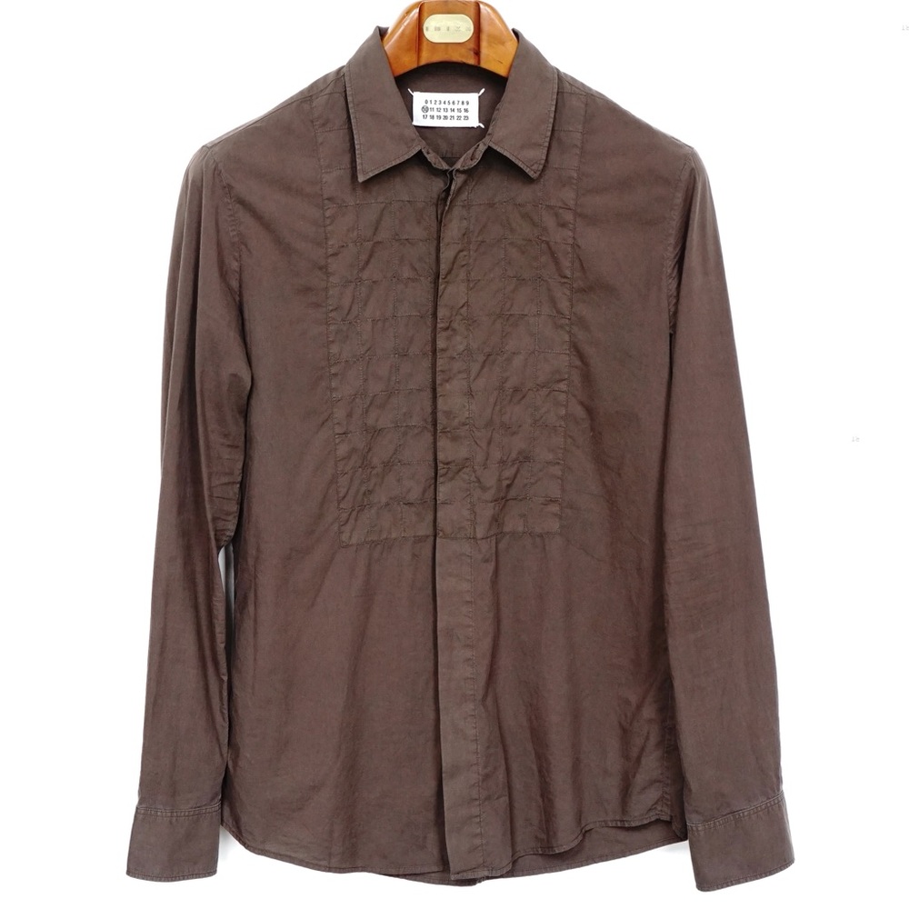 Maison Margiela Grid Embroidery Shirt